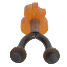 Supporto elegante in legno scuro per ukulele da parete, per supporto ukulele, mandolino, banjo