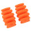 Orange Silicone Archery Bow Limbs Stabilizer 2pcs 13
