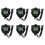 6X Digital Sports Stopwatch, 10Lap /Split Memory Stopwatch Count Down Timer, Large Display Waterproof 12/24 Hour Clock 1