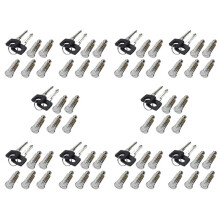 6707600205, 50 Pcs Door Lock Barrels with 20 Same Keys for LT Sprinter Vito W638 Any Door New