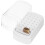 Nail Drill Bit Holder White Grinding Head Storage Box 9
