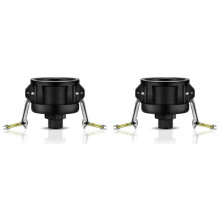 2X IBC Tote Fittings for 275 330 Gallon Tote Tank-2 Inch Cam Lock Fittings-for 3/4 Inch Male Garden Thread IBC Tote