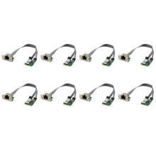 8X M.2 + E KEY 2.5G Karta Ethernet LAN RTL8125B PrzemysłOwa Karta Sieciowa Karta Sieciowa PCI Express