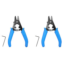 2X VCFS-33 Three-Port Fiber Stripping Pliers FTTH Tools Fiber Optical Wire Stripper