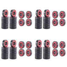 64 Pcs Ceramic Bearings High Speed Wear Resistant for Skate Skateboard Wheel