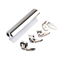 Metal Guitar Slide 1 Set for Electric and Acoustic Guitars, Enhanced Sustain, Comfort Fit