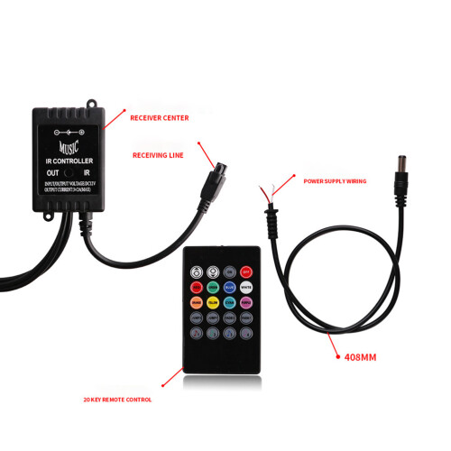 Multi-Color Car Underbody Lights Voice Control Mood Lighting Kit 2