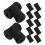 14pcs Machine Tube Leg Roller Pad Replacement Sponge Pads 9