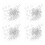 2000-Piece Open Jump Rings for Jewelry Making, 4mm, Silver 1