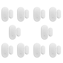 10X Tuya Zigbee Sensor de Puerta y Ventana AutomatizacióN del Hogar Inteligente ProteccióN de Seguridad AplicacióN Smartlife Alarma Control Remoto