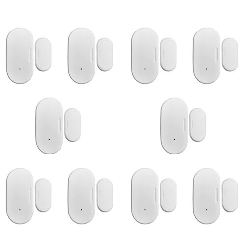 10X Tuya Zigbee Door and Window Sensor  Automation Security Protection Smartlife APP Alarm Remote Real- Push