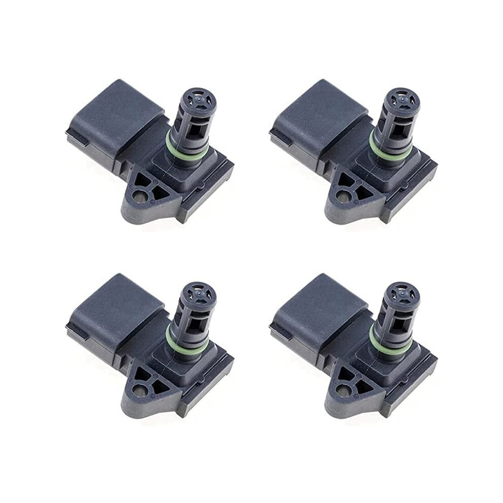 4X Pressure Map Sensor For Pressure Temperature Sensor M11 Isc Isl Ism Isx Isb 5Wk96802 2872784 4921324 2897334 Black 4712185701608