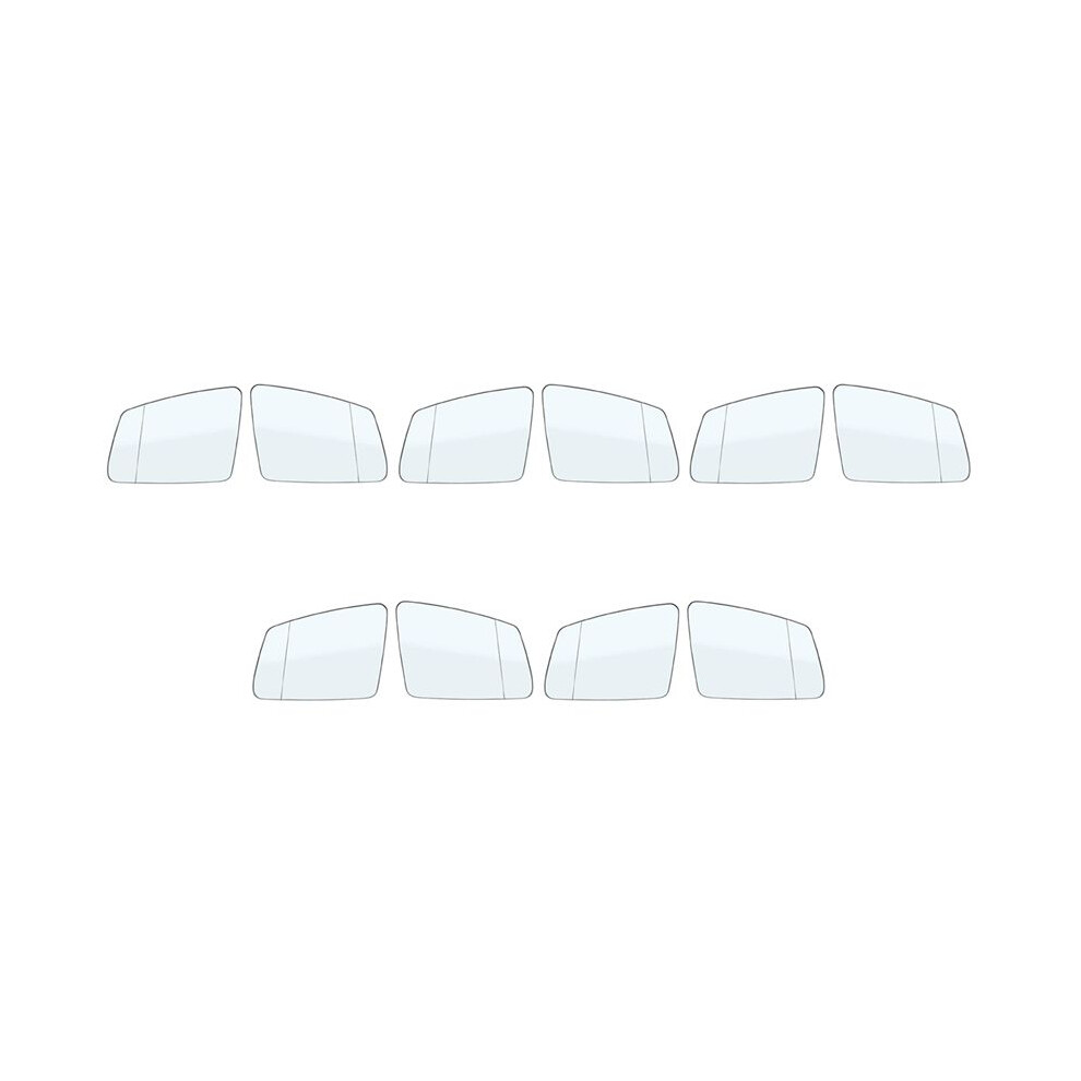 10X Right+Left Side Rearview Mirror Glass Len 2128100521 2128100621 For - A B C E S Gla Glk Class W204 W212 4713786117485