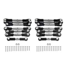 14 Stuks Stalen Stuurstang Koppeling Servostang Set voor  TT-02B TT02B 1/10 RC Auto Upgrade Onderdelen Accessoires