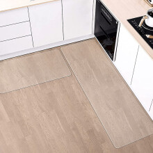 Office Chair Mat for Hard Floors 35x55in Clear PVC Floor Protector Durable AntiSlip Smooth Rolling Design