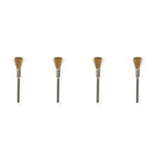 4X Motorcycle Durable Polishing Rustproof Metallic Wire Brush Cleaning Tool S