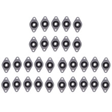 30 Pcs KFL08 8mm Diameter Zinc Alloy Bearing Housing FL08 K08 Pillow Block Bearing