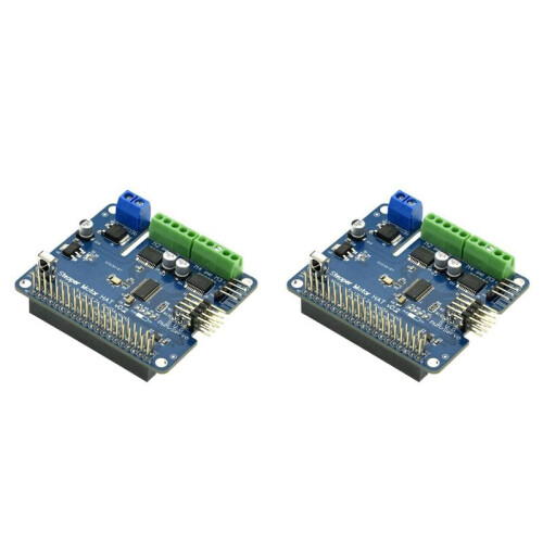 2X Stepper Motor HAT V0.2+Robot Expansion Board Stepper/Motor/Servo for Raspberry Pi 3B/3B+