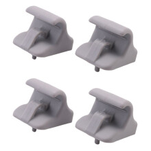 4Pcs 8523505100OM Retainer Sunvisor Clips Bracket Grey for Getz I20 2008-2015 85235-05100OM Interior Accessories