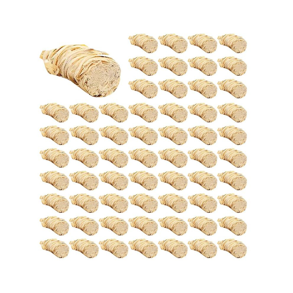 Semoic 80Pcs Fire - Natural Fire Starters For Fireplace, Pellet Stove & Wood, Fire Pit,Smoker, Bbq,Chimney, Pizza Oven