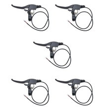 5X 2 in 1 Electric Scooter Brake Handle Brake Lever with Aluminum Alloy Bell  for 8.5 Inch Scooter Accessories