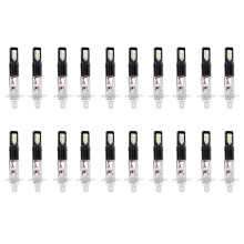 20X H1 6000K Super Bright White 6000LM DRL LED Headlight Bulb Kit High-
