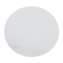 200 mm transparenter holzmittelpunkt-Anschlagwinkel für Zentrierung & Kreise