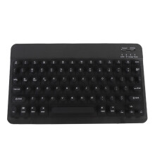 Kabellose Bluetooth-Tastatur mit 120mAh Akku, schlank und leise, schwarz