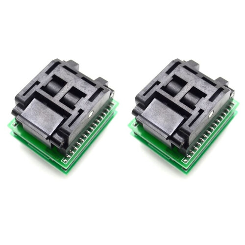 2X TQFP32 QFP32 NAAR DIP32 IC Programmeur Adapter Chip Test Socket Burning Socket Geïntegreerde Schakelingen