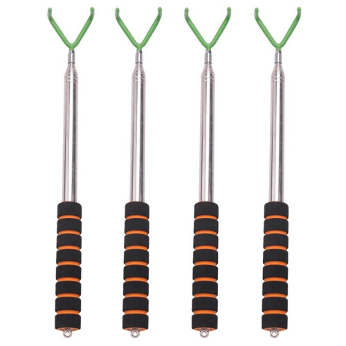 4X Disc  Retriever Telescoping Disc  Grabber Durable Stainless Steel Disc  Retrieving Device Retrieve Discs