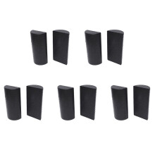 5 Paar 30 cm Halbrunde Schaumstoffrolle für Yoga Pilates Sport Fitnessgeräte Balance Polster Yoga Blöcke