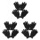 6 Paar Antistatik-Nylon Arbeitshandschuhe Nylon Handschuhe, Schwarz 1