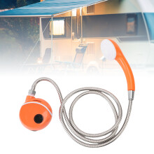 Wiederaufladbare tragbare Camping-Duschpumpe 2200mAh, 4-5L/min, 1,8 m Schlauch