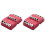 30/45/90 Angle Drill Hole Guide Jig for Angled and Straight Hole,Cable Railing Lag Screw Drilling Template,2PCS 1