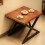 Dining Table Set for 4, Rectangular Kitchen Table and Chairs, Adjustable Feet for Small Spaces 1