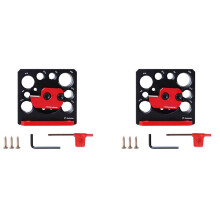 2X Adjustable Dowel Maker Jig 8Mm-20Mm with Carbide Blades Woodworking Electric Drill Milling Dowel Auxiliary Tool