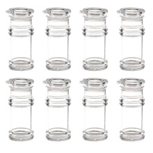8X Clear Acrylic Soy Sauce Vinegar Olive Oil Bottle BBQ Dispenser Shaker 100Ml