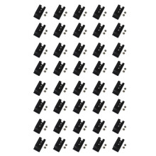40St 56X25mm Dubbele Gaten Metalen Veer Riem Schede Clip Sluiting Gespen Accessoires met 8 mm Dopbouten Schroeven
