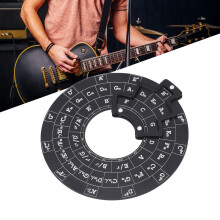 Ruota degli Accordi della Guida delle Quinte Musicali in Alluminio Lega, Strumento Didattico per Musicisti