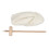 Wooden Drop Spindle 32.5cm Beech 1 Set Wool Top 15