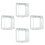 4Pcs Acrylic Splash-Proof Outlet Covers Transparent Socket Safety Box 10