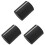 3X Black Necktie Neck Tie Storage Case Travel Gift Box Cylinder Shape 1