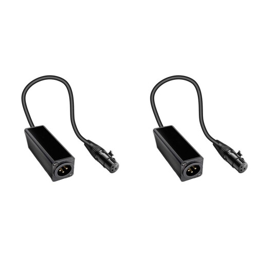 2X Audio Cable Isolator XLR Eliminates Noise Ground Loop Audio Isolator Eliminates Noise