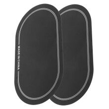 Kick Drum Patch 2 Pack, Nonslip Bass Drum Beater Patch Reduces Overtones and Extends Drumhead Life