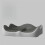 1Pcs Memory Foam  Cushion - 3D Ergonomic Support, Washable Polyester, Car/Office ,Black Gray 7
