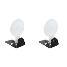 2X Små Miniatyr Inverted Target Metal Shooting TräNingstavlor Manuell ÅTerstäLlning TräNingsmåL