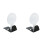 2X Small Miniature Inverted Target Metal Shooting Practice Targets Manual Reset Practice Targets 2