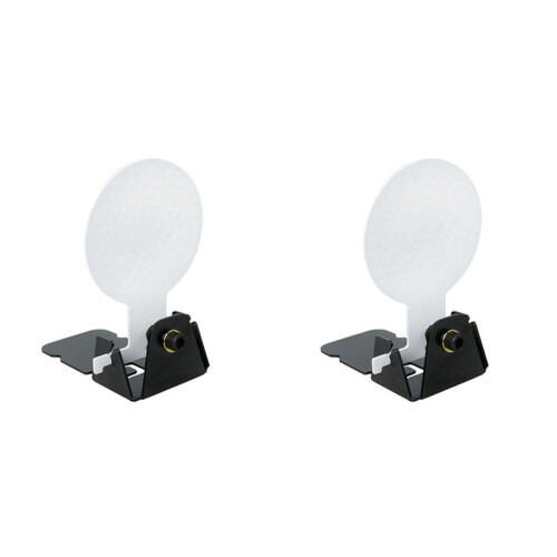 2X Small Miniature Inverted Target Metal Shooting Practice Targets Manual Reset Practice Targets 1