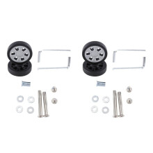 2 Set Reemplazo de Ruedas de Equipaje de 55X12 mm Ruedas de Repuesto para Maleta con Ruedas de PU Resistentes Al Desgaste Ruedas de Equipaje Universal
