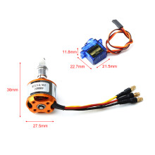 2200KV brushloser Motor, 30A ESC, 6035 Propeller & Micro-Servo-Set